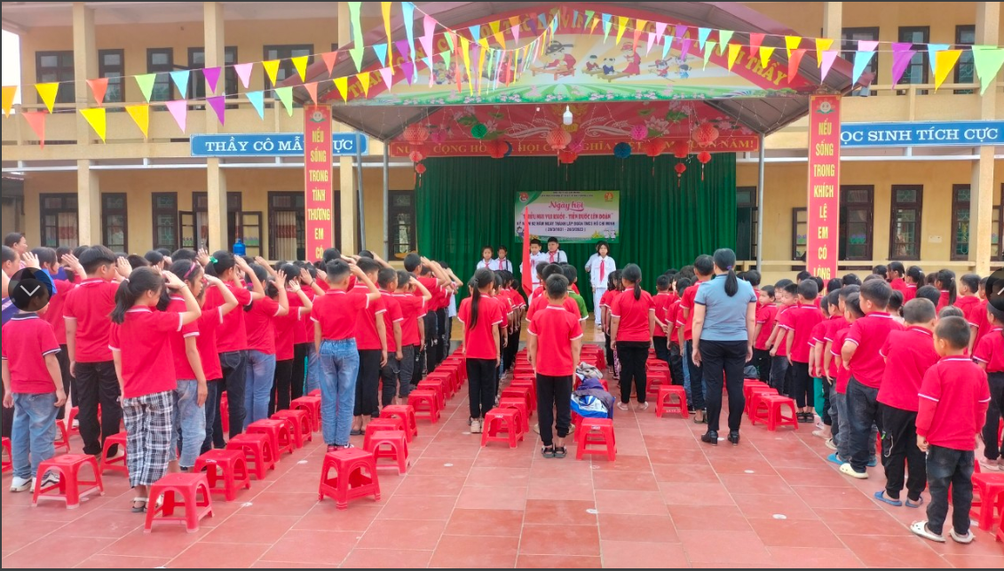 NGÀY HỘI "THIẾU NHI VUI KHỎE - TIẾN BƯỚC LÊN ĐOÀN"