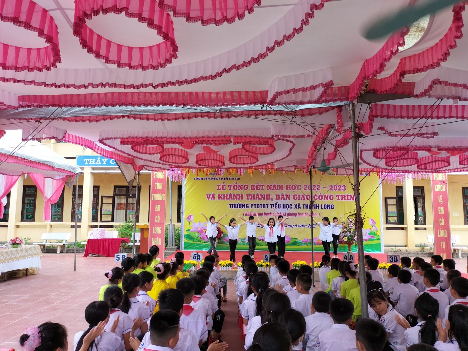Trường PTDTBT TH xã Thanh Long tổ chức lễ tổng kết năm học 2022-2023