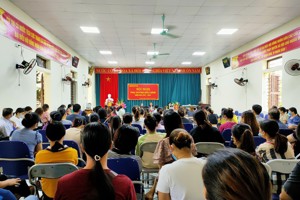 Trường Tiểu học thị trấn Na Sầm tổ chức Hội nghị phụ huynh học sinh Đầu năm học 2021 - 2022