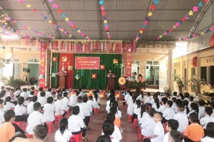 Lễ khai giảng năm học 2022- 2023 tại trường PTDTBT TH Nam La